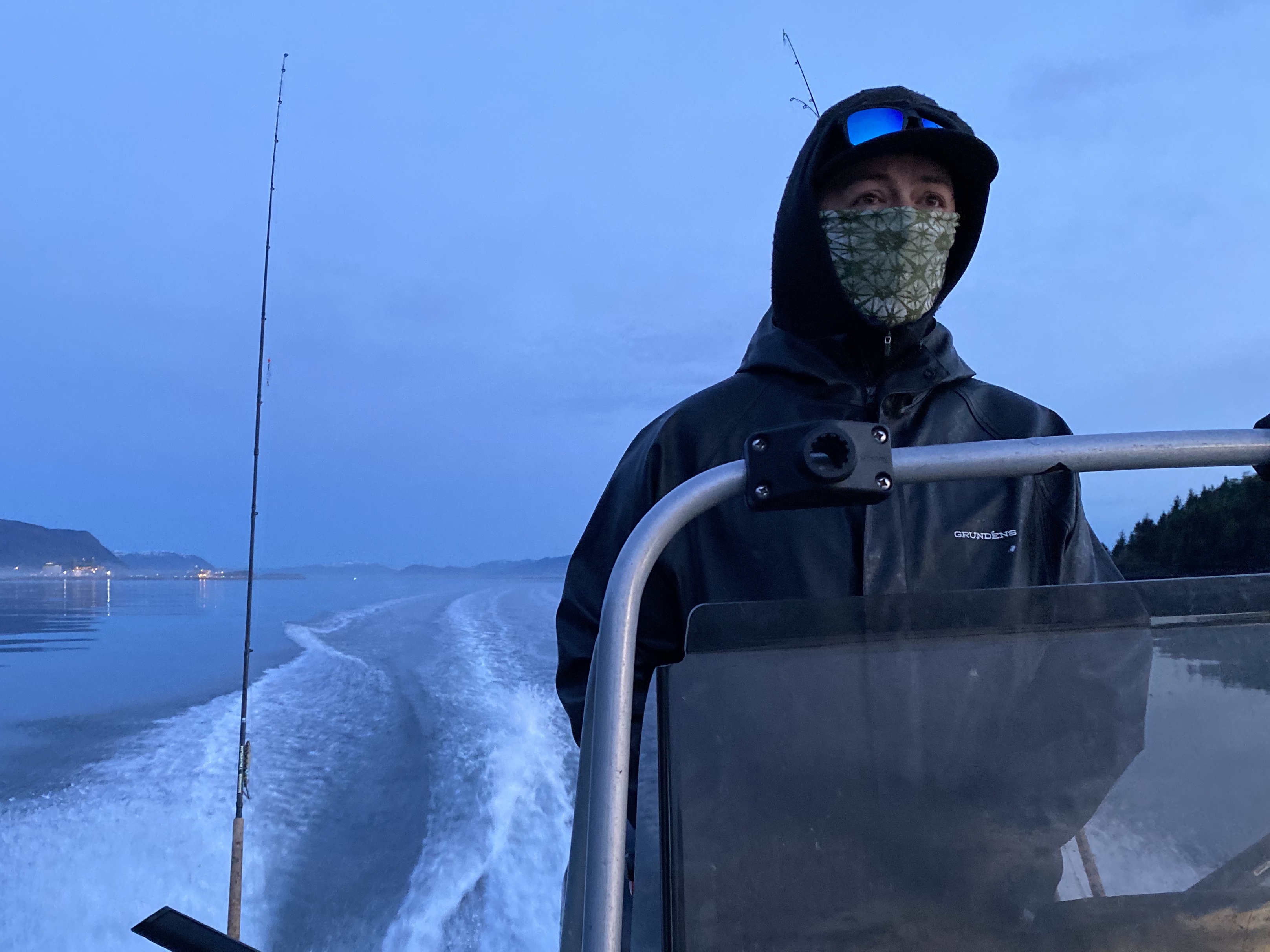male boat operator
