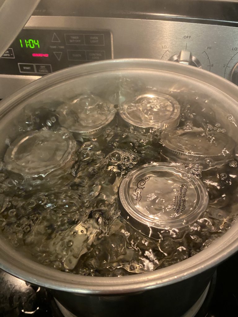 boiling soapberry jars